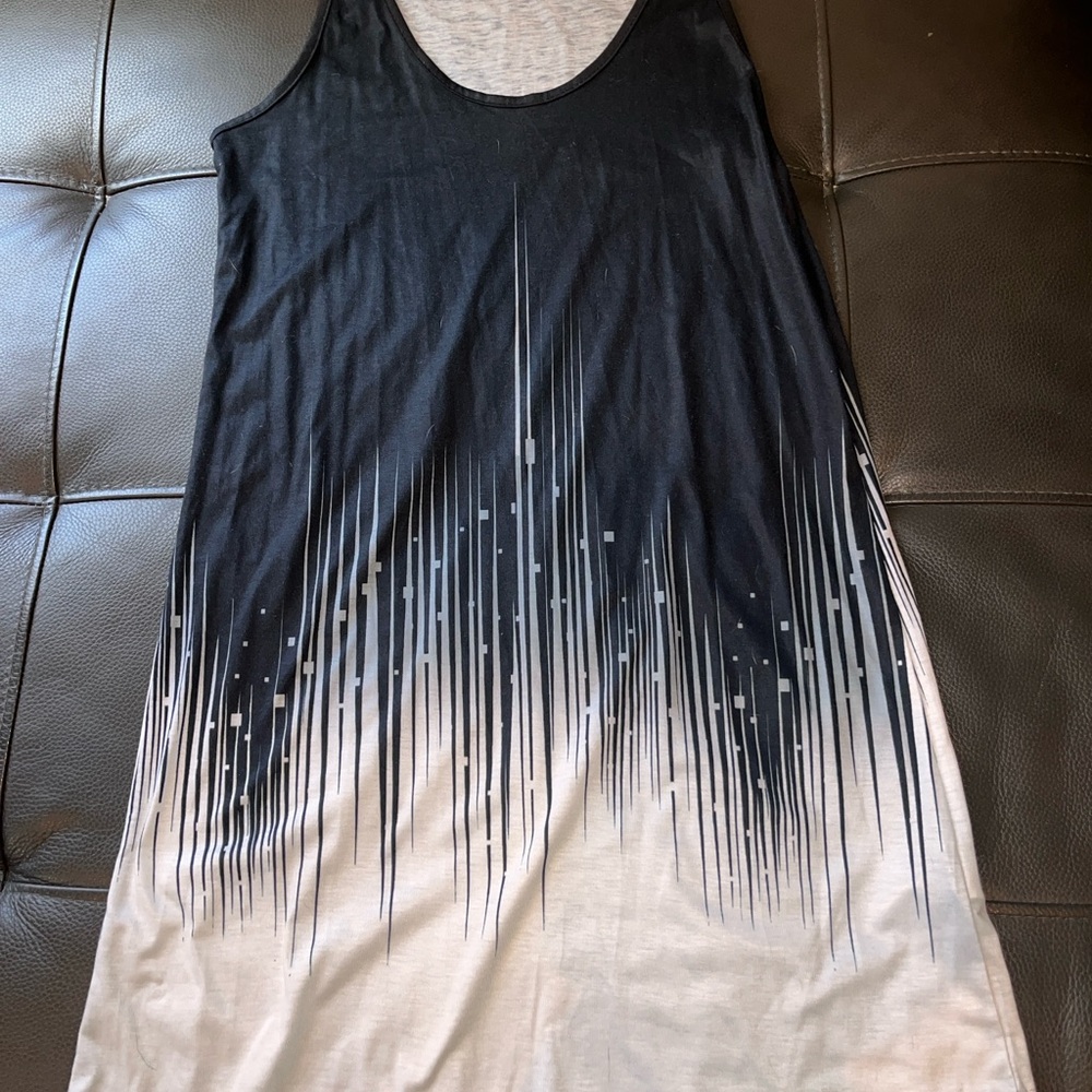 Stylish Black and Gray Women's Dress